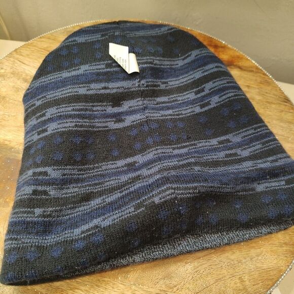 Cold Culture Trading Co. Navy Blue‎ Reversible Cap Winter Beanie Hat Winter Fall - Picture 4 of 5